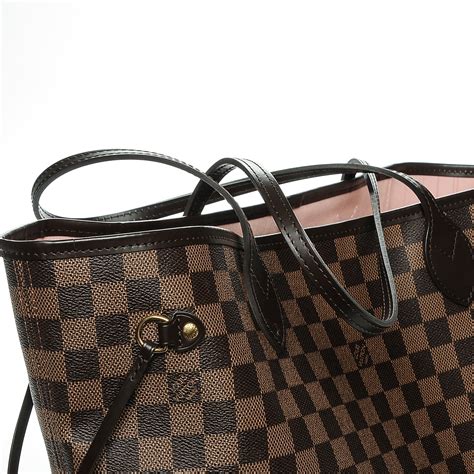 louis vuitton damier ebene neo neverfull mm rose ballerine|Louis Vuitton Damier Ebene wristlet.